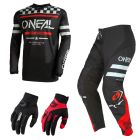 Oneal Element Squadron Combo schwarz rot Jersey Crosshose