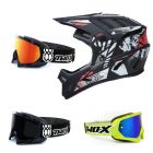 Oneal Backflip MTB Helm Boom mit TWO-X Race Brille