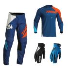 Thor Sector Combo Edge blau orange Hose Jersey Handschuhe