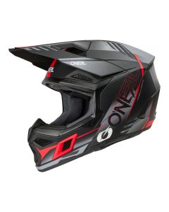Oneal Motocross Helm 3SRS HAZE grau rot XS