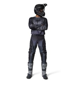 fox-180-leed-combo-schwarz-grau-hose-shirt-handschuhe-83204