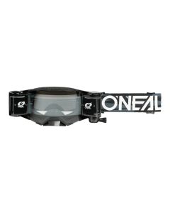 Oneal Motocross Brille klar B-33 ROLL OFF ICTUS schwarz weiss