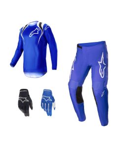 Alpinestars Fluid Narin Combo blau Jersey Crosshose