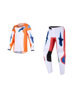 Alpinestars_Kids_MX_Combo_Hose_Shirt_Fluid_Grid_orange_weissAPS-26-CO-010925-Fluid-CO645