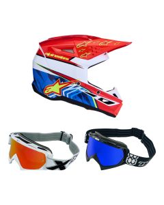 Alpinestars-Kinder-MX-Helm-Combo-SM3-Falcon-rot-weiss-mit-TWO-X-Race-Brille-APS-27-CO-010926-MX-12