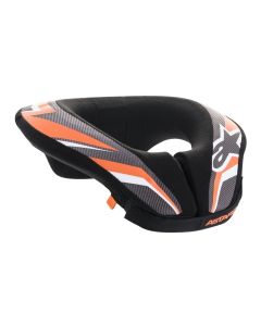 alpinestars-kinder-nackenschutz-sequence-schwarz-orange-s-m-125879