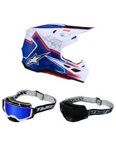 Alpinestars-MX-Helm-Combo-S-M7-Blaster-blau-weiss-mit-TWO-X-Atom-Brille-APS-27-CO-010926-MX-1