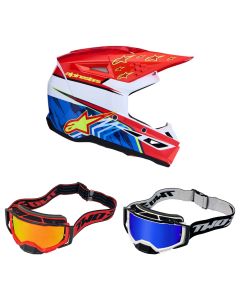Alpinestars-MX-Helm-Combo-SM3-Falcon-rot-weiss-mit-TWO-X-Atom-Brille-APS-27-CO-010926-MX-9