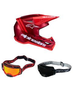Alpinestars-MX-Helm-Combo-SM3-Radium-rot-mit-TWO-X-Atom-Brille-APS-27-CO-010926-MX-13