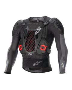 alpinestars-protektorenhemd-bionic-plus-v2-schwarz-rot-xxl-125862