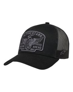 Alpinestars Snapback Cap Heritage Patch Trucker schwarz