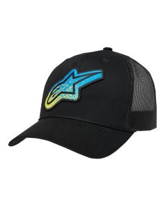 Alpinestars Snapback Cap Meteorite Trucker schwarz hellblau