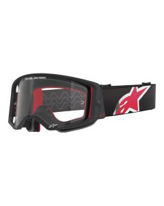 Alpinestars Supertech Crossbrille Corp klar schwarz rot