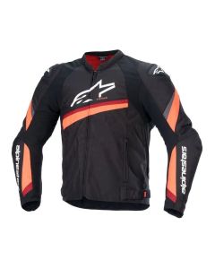 Alpinestars T-GP Plus R v4 Street Motorrad Jacke schwarz rot S
