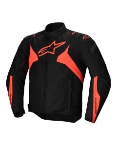 Alpinestars T-Jaws WP ADV Motorrad Regen Jacke schwarz rot S