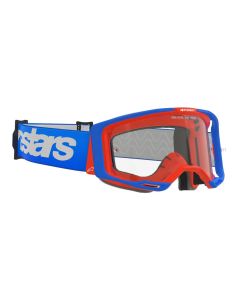 Alpinestars Vision 8 Crossbrille Wordmark klar blau orange