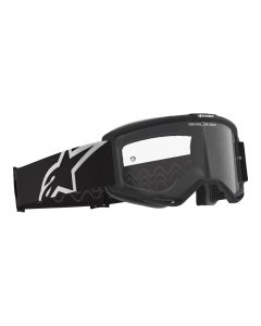 Alpinestars Vision Crossbrille OTG klar grau schwarz
