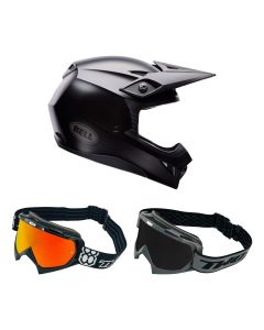 Bell-Kinder-MX-Helm-Combo-MX-10-Solid-schwarz-matt-mit-TWO-X-Race-Brille-BEL-26-CO-020926-MX-7