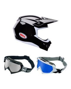 Bell-Kinder-MX-Helm-Combo-MX-10-Solid-schwarz-mit-TWO-X-Race-Brille-BEL-26-CO-020926-MX-6