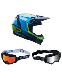 Bell-MX-Helm-Combo-MX-10-Spiral-hellblau-mit-TWO-X-Atom-Brille-BEL-26-CO-020926-MX-13