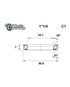 Black-Bearing-Steuersatz-Lager-HB-57f62bca6c1d7c6bd87f058b26d5ffb9