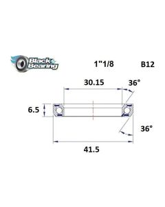 Black-Bearing-Steuersatz-Lager-HB-b72d078c3eff4f9a20998dd4d5fa574f