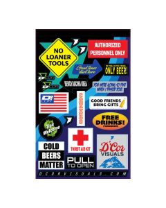 D'COR VISUALS-Stickerbogen-40-90-123