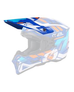 Oneal Helmschirm EX-SRS DUST blau orange