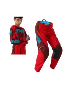 Fox-Kids-MX-Combo-Hose-Shirt-180-Raid-schwarz-rot-FX-26-CO-220926-k9