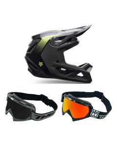 Fox-Kinder-MTB-Helm-Combo-Rampage-Vault-grau-mit-TWO-X-Race-Brille-FX-26-CO-010926-MTB-12