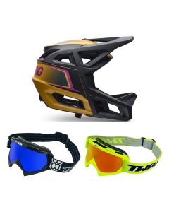 Fox-MTB-Helm-Combo-Proframe-RS-Heatstack-schwarz-mit-TWO-X-Race-Brille-FX-26-CO-010926-MTB-2
