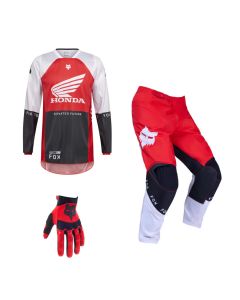 Fox MX Combo Hose Shirt 180 HONDA rot