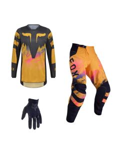Fox MX Combo Hose Shirt 180 KAIROS gelb