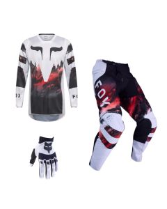 Fox MX Combo Hose Shirt 180 KAIROS schwarz rot