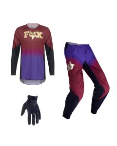 Fox MX Combo Hose Shirt 360 DRIP rot schwarz