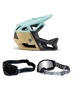 Fox Proframe Clyzo MTB Fullface Combo beige