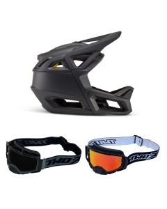 Fox Proframe Matte MTB Fullface Combo schwarz