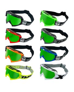 TWO-X Race Crossbrille grün verspiegelt Solid