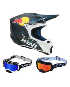 Kini Red Bull Crosshelm Combo MX1 mit TWO-X Atom Brille