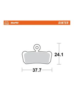 Moto-Master Gesinterter Bremsbelag BRAKE PAD SINTER