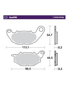 MOTO-MASTER-RoadPRO-Karbon-Racing-Bremsbelaege-412506