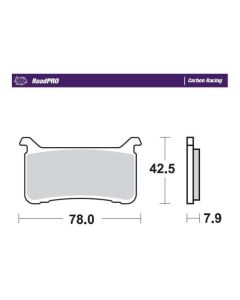 MOTO-MASTER-RoadPRO-Karbon-Racing-Bremsbelaege-413106