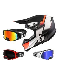 oneal-10series-blur-crosshelm-orange-mit-two-x-rocket-crossbrille-128006