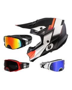 Oneal 10Series Blur Crosshelm orange mit TWO-X Rocket Crossbrille--aus--ON0630-114, TX0017B07706, TXSP-RO-002