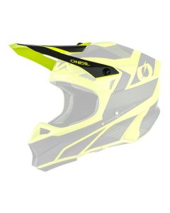 oneal-10series-hyperlite-compact-ersatzschirm-schwarz-neon-gelb-124773