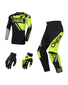 Oneal Element Shocker Combo schwarz neon Jersey Crosshose--aus--ON-E004-375, ON-E022-3730, ES-F-oH001