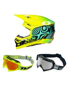 Oneal-Kinder-MX-Helm-Combo-3SRS-NOVA-neon-gelb-mit-TWO-X-Race-Brille-ON-27-CO-260826-MX-11