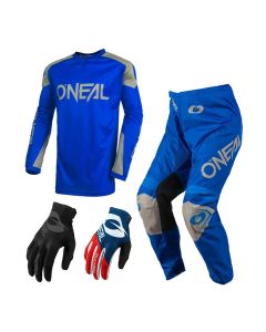 Oneal Matrix Ridewear Combo 21 blau Crosshose Jersey Handschuhe--aus--ONR001-004, ONR010-036, ON0391-320
