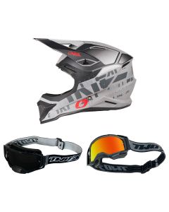 Oneal-MX-Helm-Combo-1SRS-VOLTIXX-schwarz-grau-mit-TWO-X-Atom-Brille-ON-27-CO-260826-MX-3