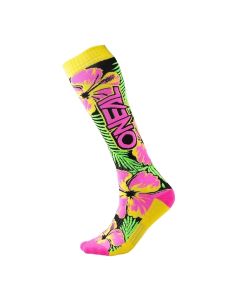 oneal-pro-mx-socken-island-pink-grn-gelb-124565